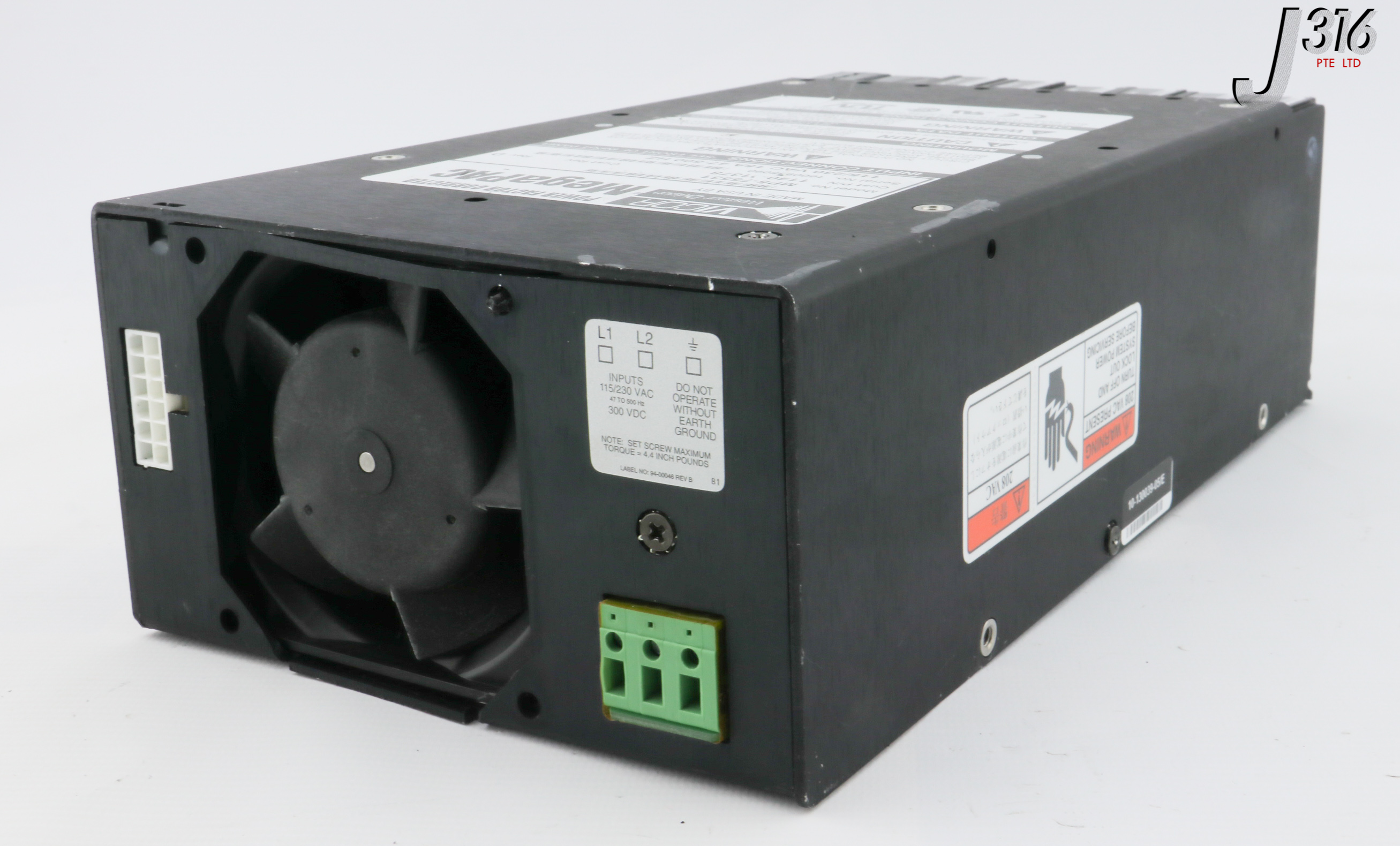 28063 VICOR POWER SUPPLY, MEGAPAC, 15A 47-500HZ, 1140-01378 MP5
